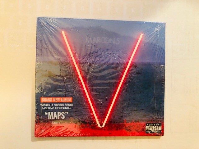 Maroon 5 V Album Maps Digipak New Sealed Adam Levine 2014