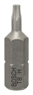 Bosch Zubehör Security-Torx-Schrauberbit Extra-Hart - T8H x 25 mm - 2er-Pack
