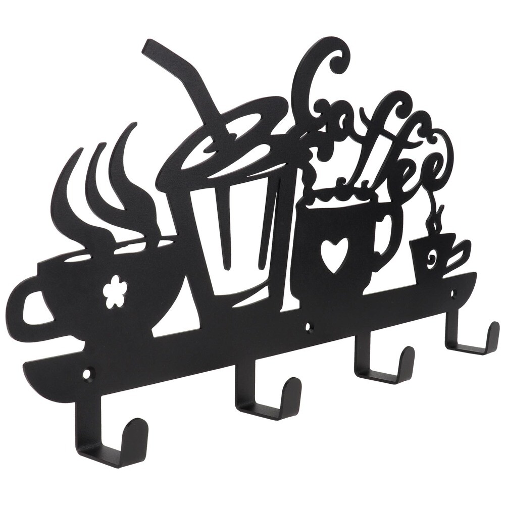 Coffee Cup Holder Wall Mounted Mug Hanger Wall-mounted Rack Hanging Draining