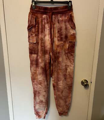 NWT Hidden Brand Dried Rose Tie Dye Joggers Size S