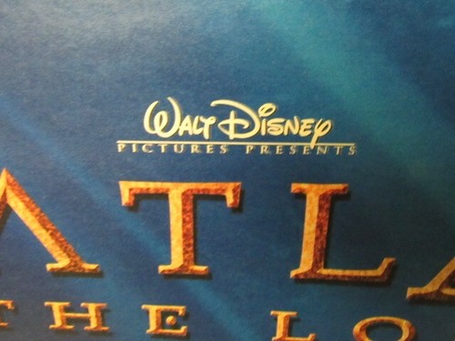Vtg. 2001 Disney's "Atlantis: The Lost Empire" Newspaper Promo Poster - Picture 2 of 12