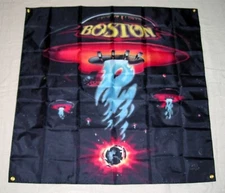 BOSTON FIRST ALBUM 4'X4' FLAG BANNER BOSTON BAND FAST SHIPPING