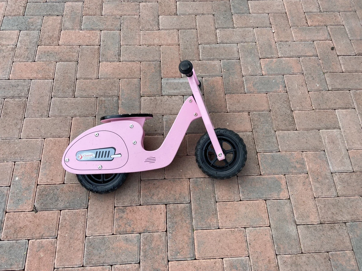 Wooden scooter balance bike outlet
