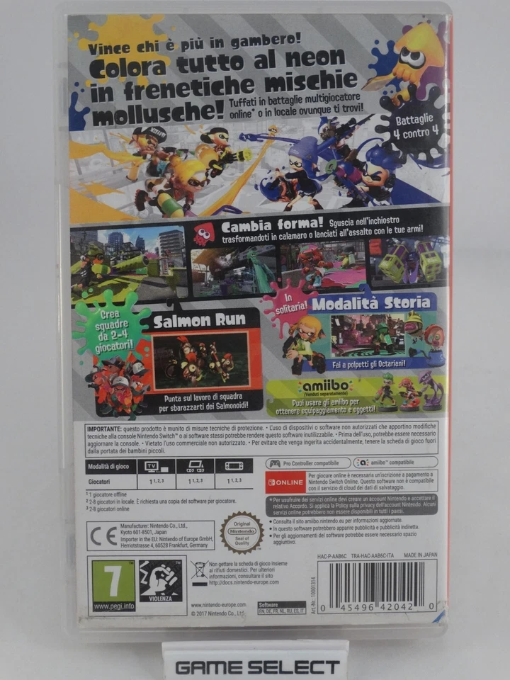Splatoon 2 Nintendo Switch Pal - - Original - Bild 2 von 4