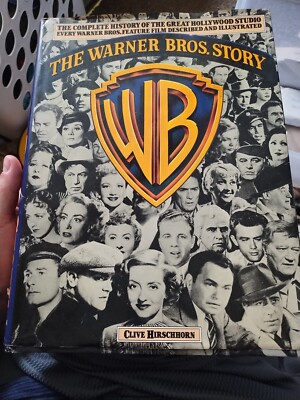 The Warner Bros Story Hardcover With Dusk Cover 1979 By Clive Hirschorn. 12x15x2