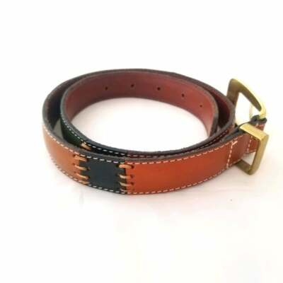 Fossil Belt Small Multicolor Genuine Leather Boho Preppy  display picture 3