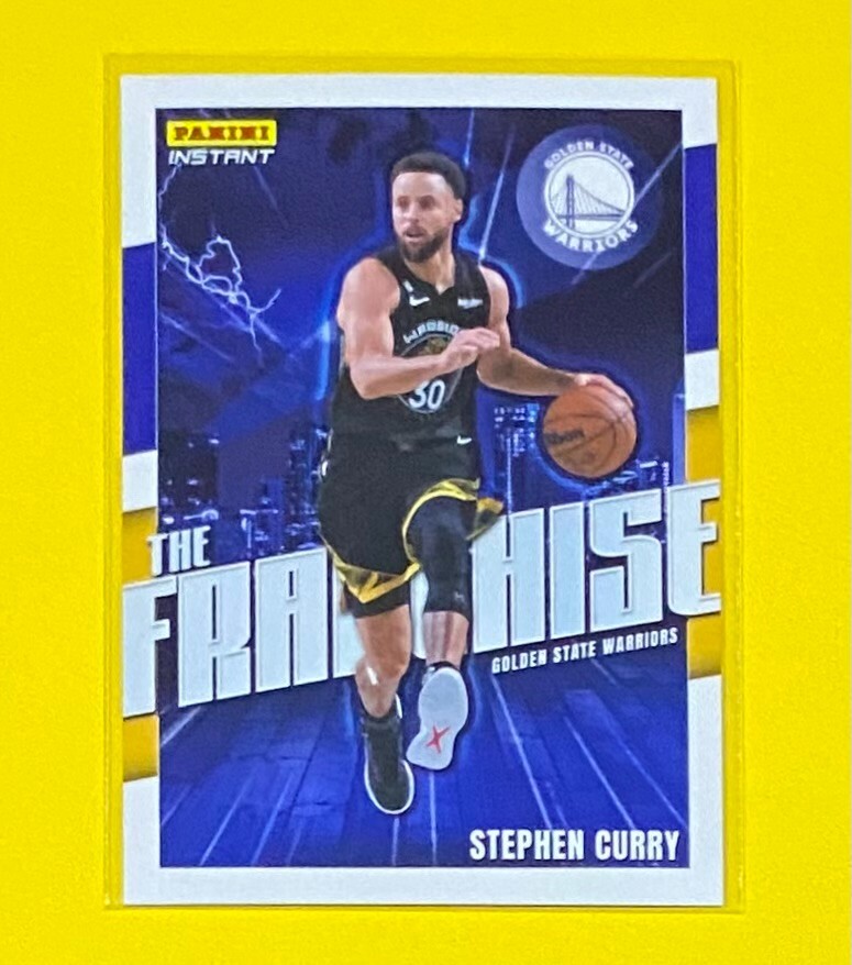 2022-23 Panini Instant NBA Stephen Curry THE FRANCHISE 1/1436 SP Warriors #F10