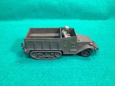 MARX BATTLEGROUND - OLIVE DRAB HALF TRACK W/SEATED MARINE