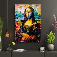 ✅ Wandbild, Mona Lisa Leonardo da vinci Kunst Acrylglas Leinwand, Poster BILDER