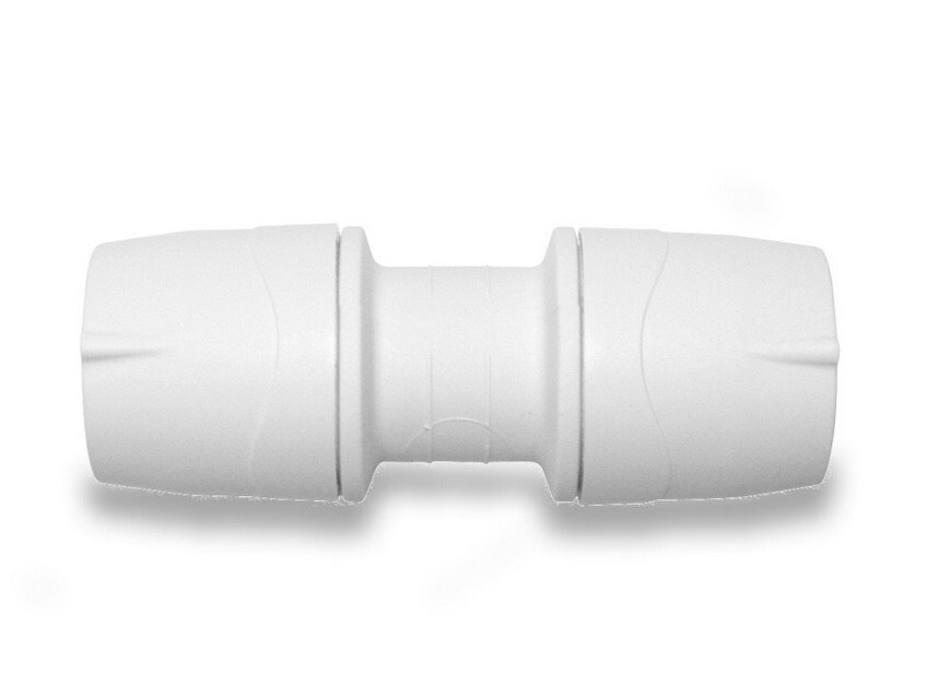 5 x PolyMax 22mm straight couplers unions. Polypipe / Polyplumb pushfit. MAX022.