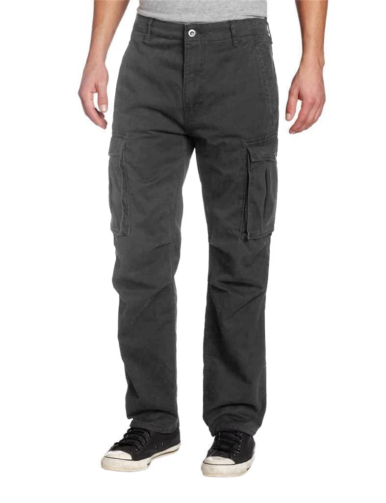 Levi's Men's Original Relaxed Fit Charcoal Grey Cargo I Pants 12460049