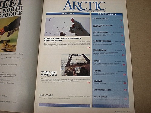 ARCTIC CIRCLE MAGAZINE. MAY/JUNE 1991. VOLUME 1 no.6. - Picture 2 of 2