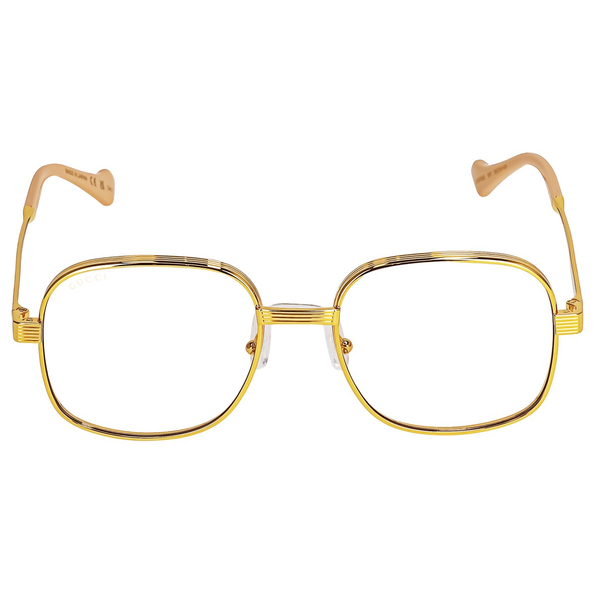 Gucci MEN Eyeglasses GG0788S GOLD-GOLD-YELLOW New | eBay