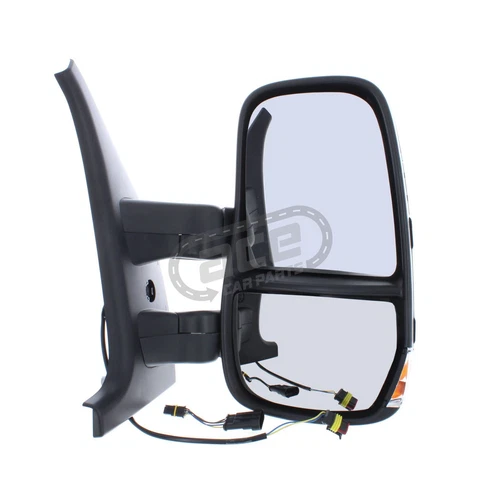 Manual Short Arm Wing Door Mirror For Iveco Daily Van 2006-2014 Black Right Hand