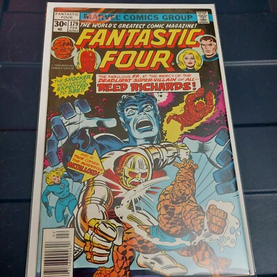FANTASTIC FOUR #179 IMPOSSIBLE MAN BRUTE ANNIHILUS 1ST METALOID APP 1977 MARVEL