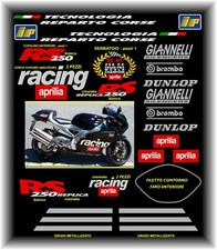 Kit adesivi moto APRILIA REPLICA RS 250 Racing -cromati-Tecnologia Reparto Corse