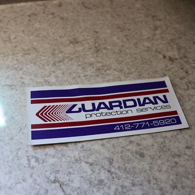 GUARDIAN Protection Alarm Services ...... DECAL STICKER | eBay