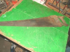 Vtg Pennsylvania Saw Corp. 26 inch hand saw / wheat pattern handle 8 tpi