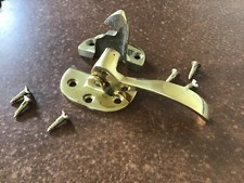 Ice Box Hardware Handle ~ Solid Brass Reproduction Left Hand Latch