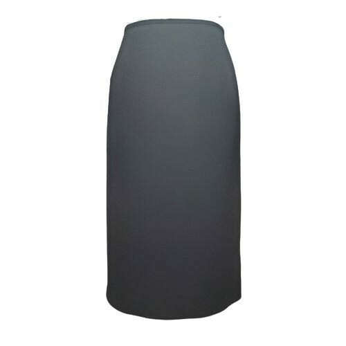 Kasper Black Lined Back Zip Knee Length 