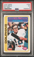 1978 Topps All-Pro #120 Bob Griese Miami Dolphins PSA3