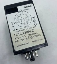 SSAC TDBL120ALD TIME DELAY RELAY 120VAC(3810X)