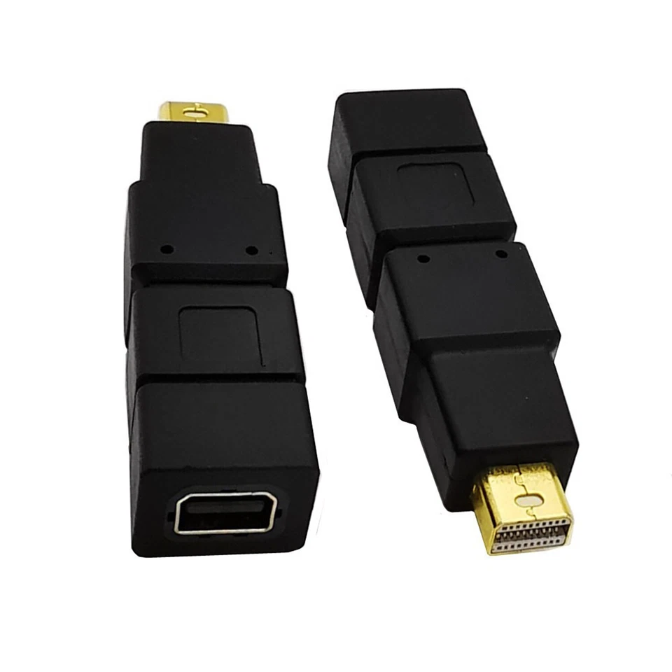 Mini DisplayPort DP Male to Mini DP Display Port Female Extension Adapter Conver - Image 3 of 4
