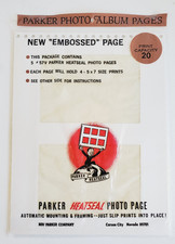 Ben PARKER HEATSEAL Photo Album SCRAPBOOK Five 57V 5x7 Pages Embossed