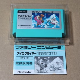 Comes with box and manual Ice Climber Famicom Nintendo FC Tested from Japan