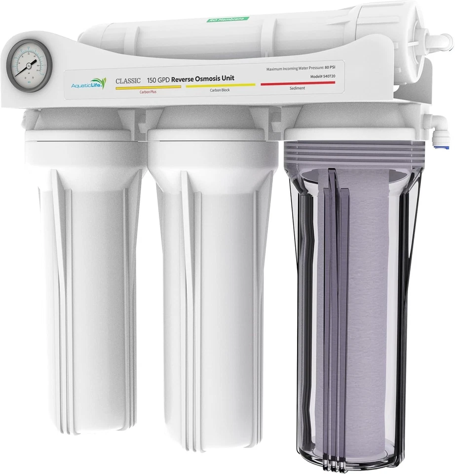 Water Filter System RO Reverse Osmosis 150 GPD Chlorine Reduction Under Sink - Image 3 of 4