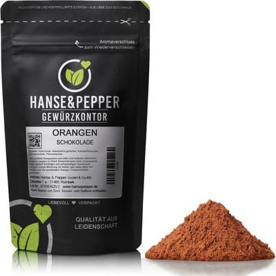 100g Orangen Schokolade Mischung Orangenschokolade Pulver Chocolate Orange