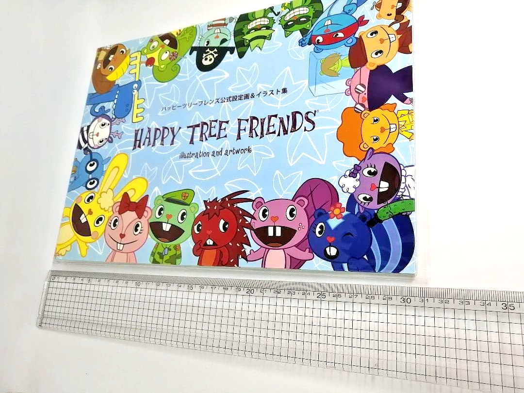 Happy Tree Friends Official Setting Artworks Illustration Art Book