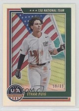 2022 Panini USA Baseball Stars & Stripes Holo Gold 50/99 Ethan Puig #82 uk2