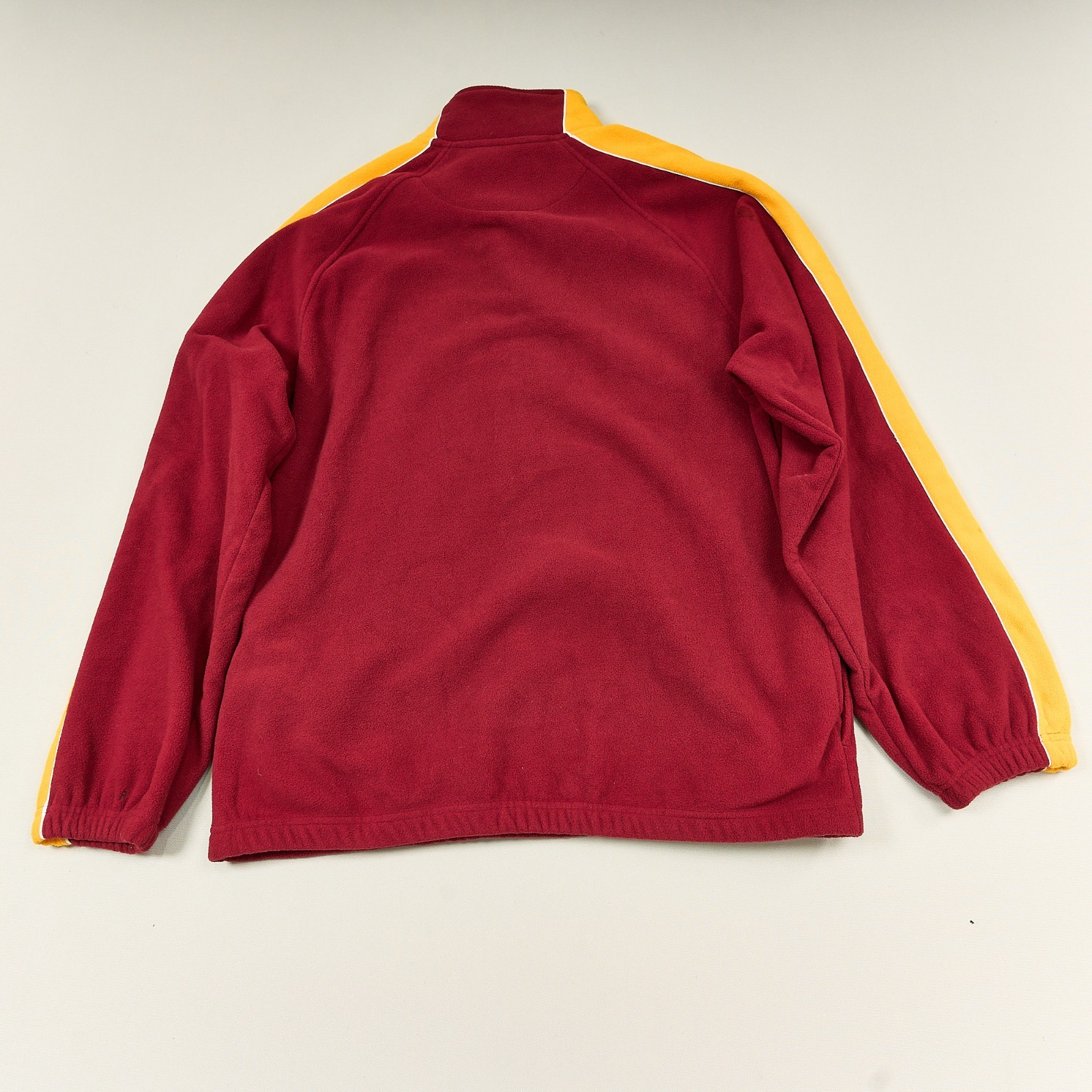 Vintage WASHINGTON REDSKINS Reebok 1/4 Zip Fleece Pullover Old Logo Mens XL view 3