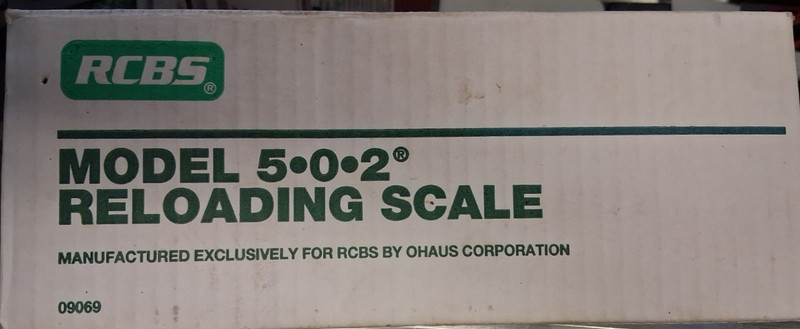  RCBS Model 502 Reloading Scale and Box