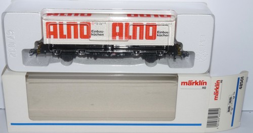 Märklin H0 48501 ++ Containerwagen Lgjs ALNO Küchen der DB in OVP ++ #E3_512 | Zustand: Gebraucht