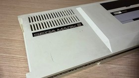 READ INFO- Sega Mark III Console + AV Scart Cable + Game