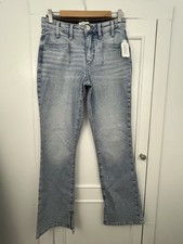 Maurice  s Everflex Repreve Woman's Slim Bootcut Jeans Size 8 Light Acid Washed