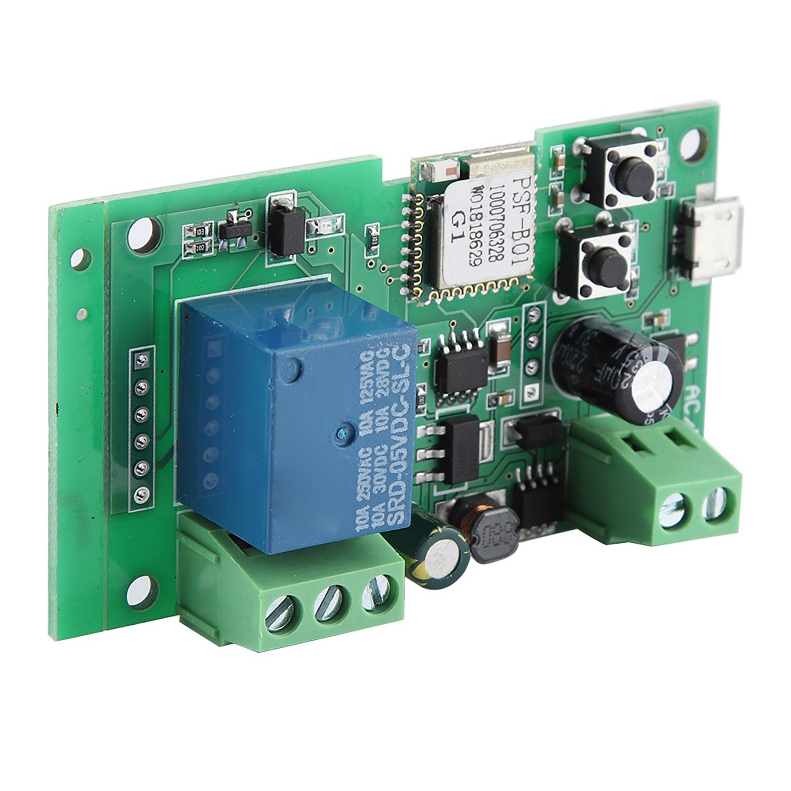 50Hz Wireless WiFi Smart Switch Inching Self Locking Relay Module