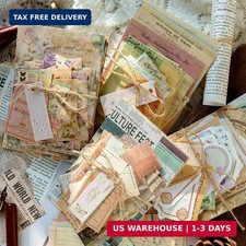 460 Sheets Vintage Scrapbook Papers Journaling Scrapbooking Supplies Kit junk jo