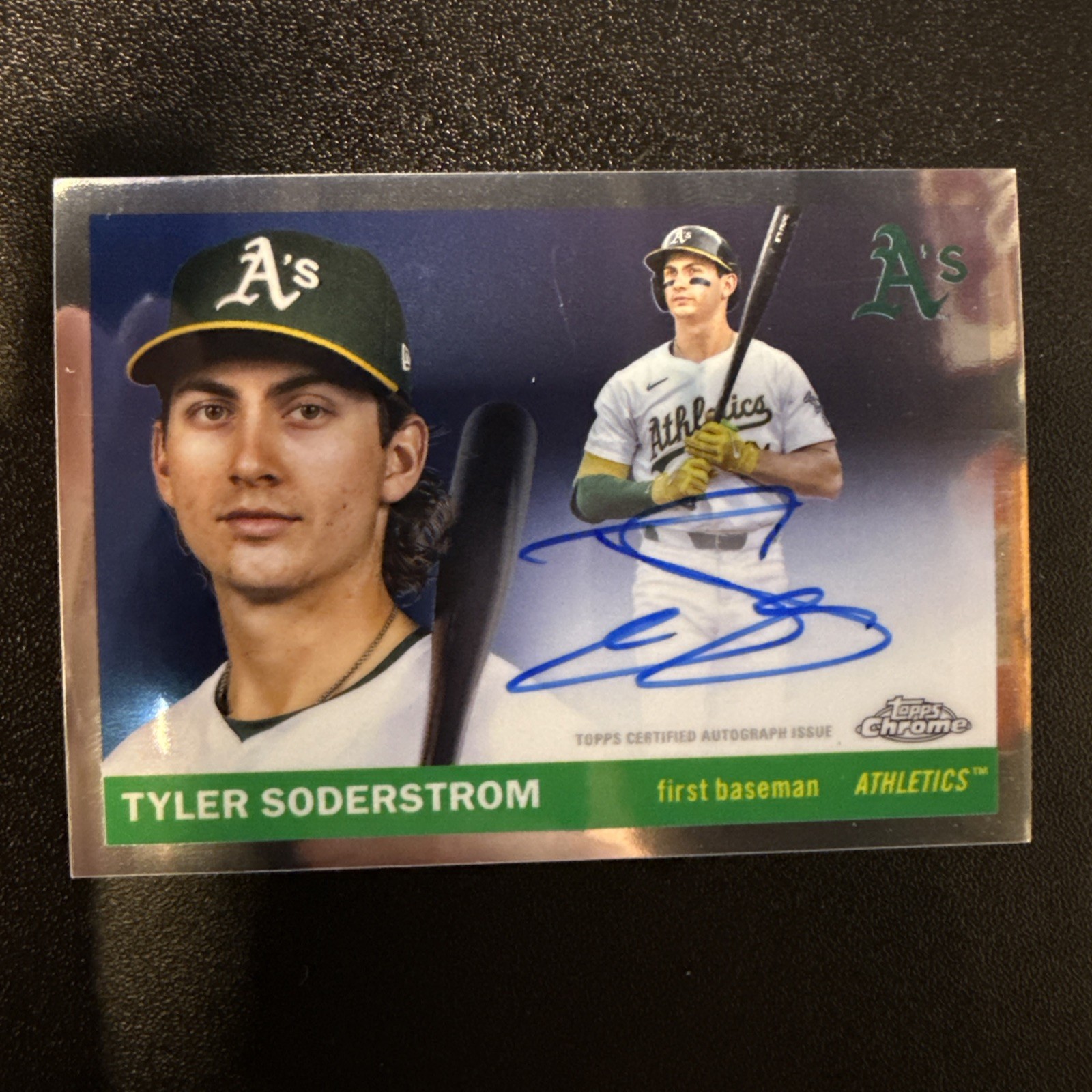 Topps Chrome Platinum 2025 Tyler Soderstrom Athletics Auto CPA-TSO