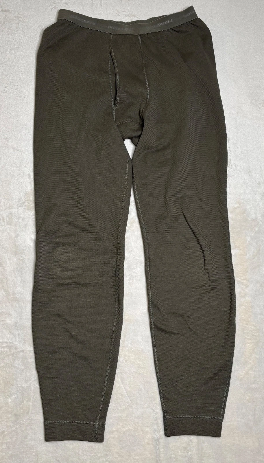 Patagonia Men Capilene 3 Midweight Perforformance Base Layer Pant XL Green