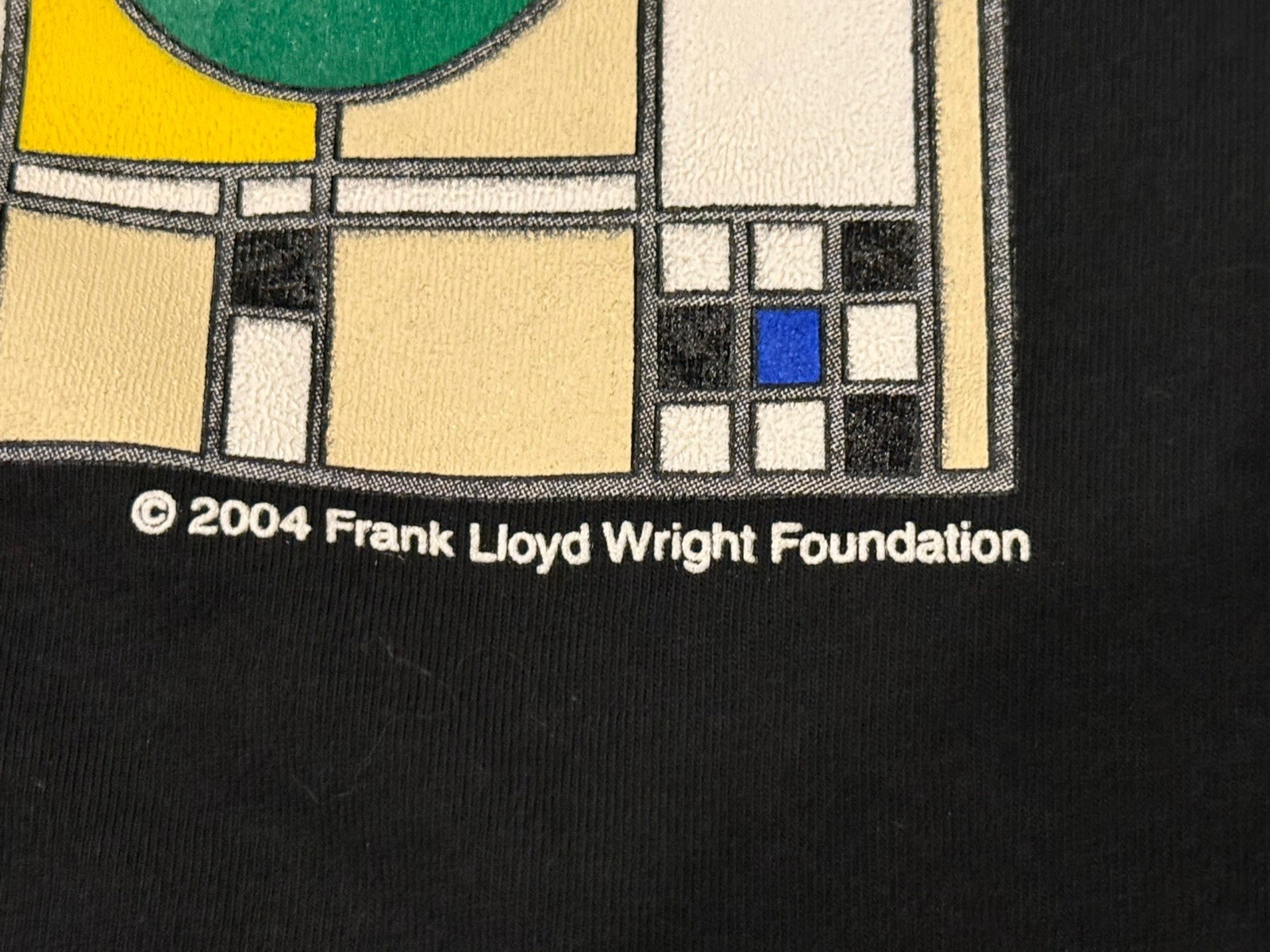 Vintage 2004 Frank Lloyd Wright GRAIL Men's Black 2XL Graphic T-Shirt NOS RARE!! image 2