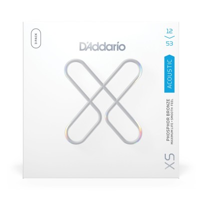 D'Addario XSAPB1253-3P XS 12-53 3er Set - Westerngitarrensaiten