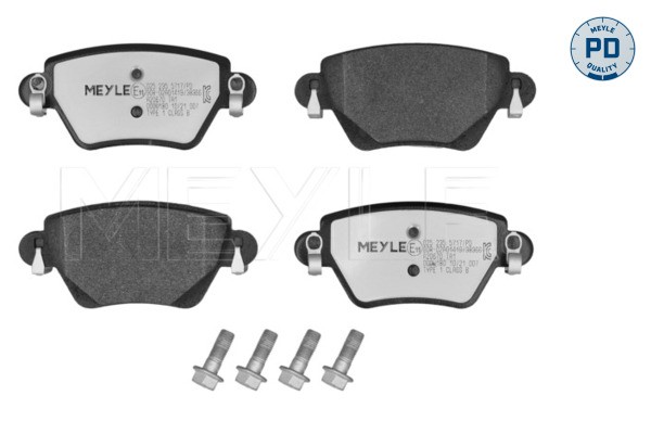 025 235 5717/PD MEYLE Brake Pad Set, Disc Brake for Ford, Jaguar, Renault