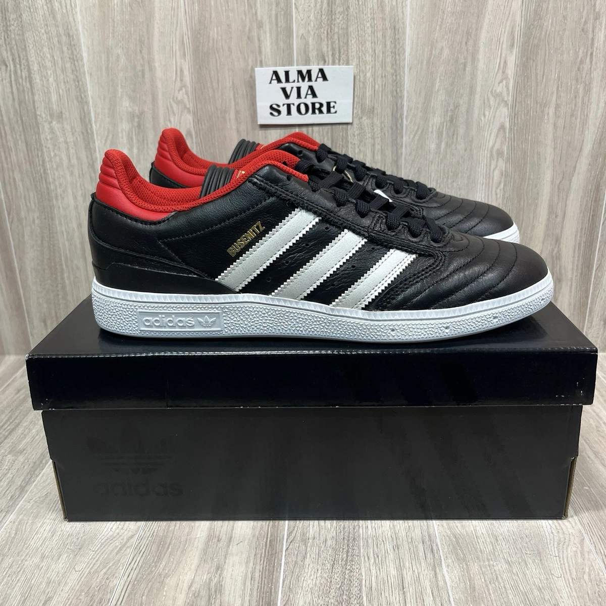 Adidas Men\'s Busenitz Pro JP8606 Black Scarlet Skateboarding Shoes Size 11.5 Busenitz Pro adidas-skateboarding Mens Shoes in coreblack  main image 4