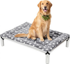 Elevated Dog Bed Cover Outdoor Dog Cot Replacement Cover for Large Crate Bed 50