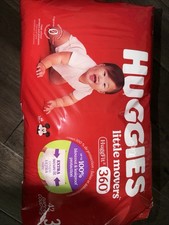 Huggies Size 3 Little Movers Huggfit 360  Baby Diapers 42 Counts 