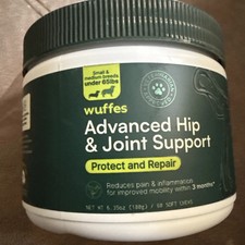 Wuffes Advanced Dog Hip and Joint Supplement with Glucosamine 30 Flavored Chews