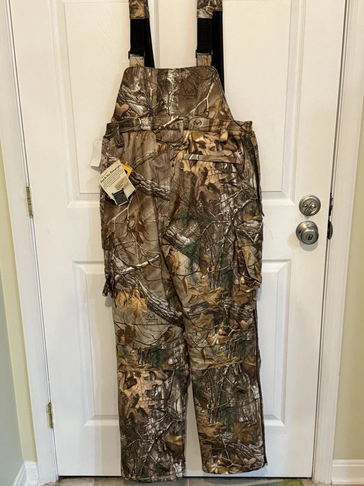 Cabela’s Rocky Pro-Hunter Real tree Edge Camo Hunting Bib Overalls Insulated 34R - Image 2 of 4
